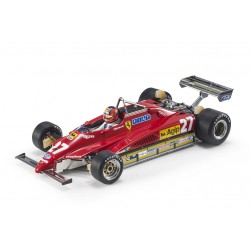 Ferrari&nbsp;126 C2 27 Gilles Villeneuve F1 Belgique 1982 With pilot figure GP Replicas GP019AWDF