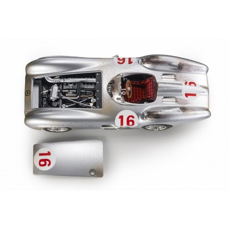 Mercedes Benz W196R Streamliners 16 Juan Manuel Fangio F1 Italie 1954 Winner - World Champion - Dirty version GP Replicas GP128D