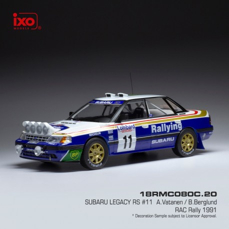 Subaru Legacy RS 11 RAC Rally 1991 Vatanen - Berglund IXO 18RMC080C