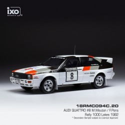 Audi Quattro 8 Rallye des 1000 Lacs 1982 Mouton - Pons IXO 18RMC094C