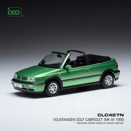 Volkswagen Golf III Convertible 1993 Green Metallic IXO CLC427N
