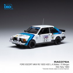 Ford Escort MKIII RS 1600i 22 RAC Rally 1983 Aitken-Walker - Morgan IXO RAC376A