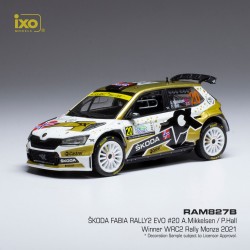 Skoda Fabia Rally2 Evo 20 Monza Rally 2021 Mikkelsen - Hall IXO RAM827