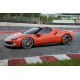 Ferrari 296 GTS Rosso Imola with Assetto Fiorano Argento Nurburgring livery Looksmart LS538E