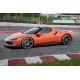 Ferrari 296 GTS Rosso Scuderia with Assetto Fiorano Azzurro La Plata livery Looksmart LS538F