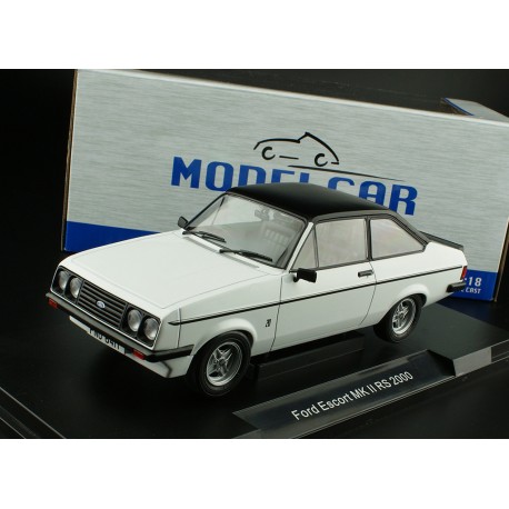 Ford Escort MK II RS 2000 1977 White - Black MCG MCG18248
