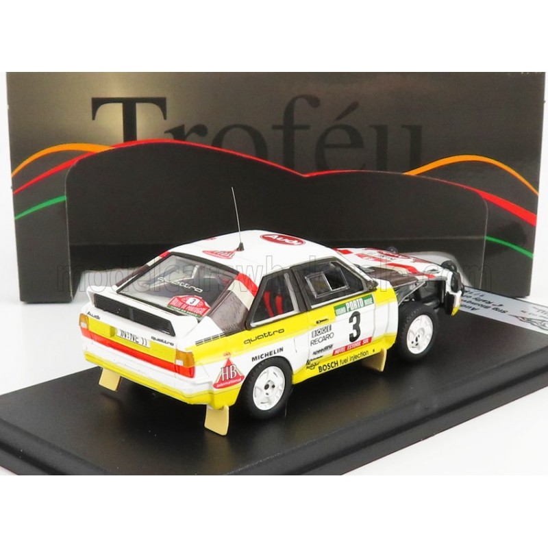 Diecast model cars Audi Quattro 1/43 Trofeu No.2 Rallye WM Rallye Portugal 1981 /A.Hertz