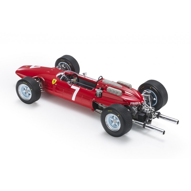Miniature F1 Ferrari 158 John Surtees 1964 - Looksmart 1/18 - Résine Rouge - NEUF