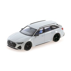 Audi RS6 Avant 2019 White Metallic Minichamps 410018012