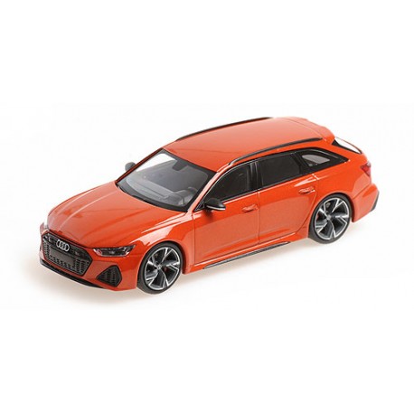 Audi RS6 Avant 2019 Orange Metallic Minichamps 410018014