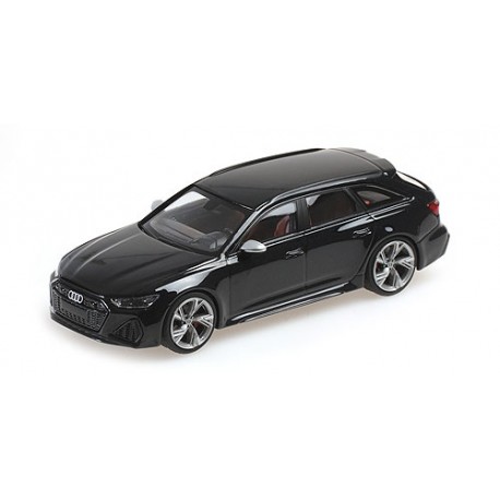 Audi RS6 Avant 2019 Black Metallic Minichamps 410018015
