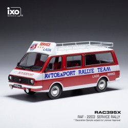 RAF 2203 Assistance Autoexport Rally Team with roof rack and wheels IXO RAC395X
