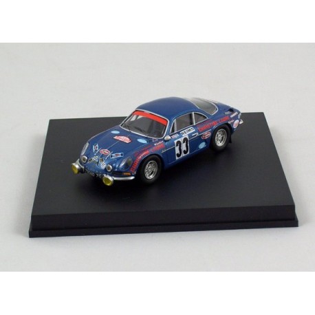 Alpine Renault A110 1600S 33 Rallye Monte Carlo 1973 Henry Thiry Trofeu T0823