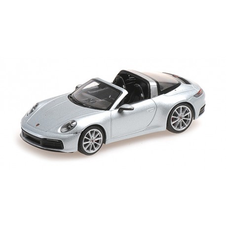 Porsche 911 (992) Targa 2020 Silver Minichamps 410069560