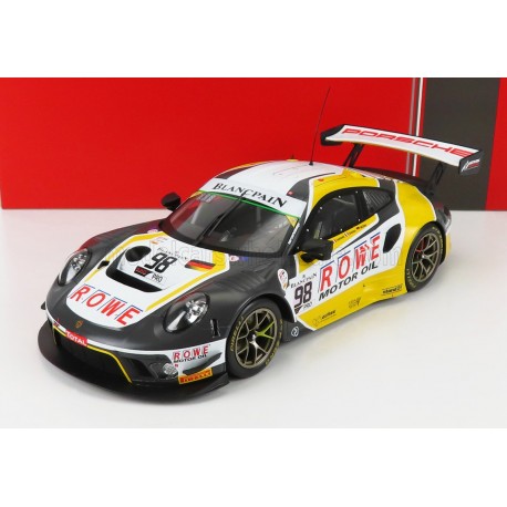 Porsche 911 991.2 GT3R 98 5ème 24 Heures de Spa Francorchamps 2019 IXO LEGT18046