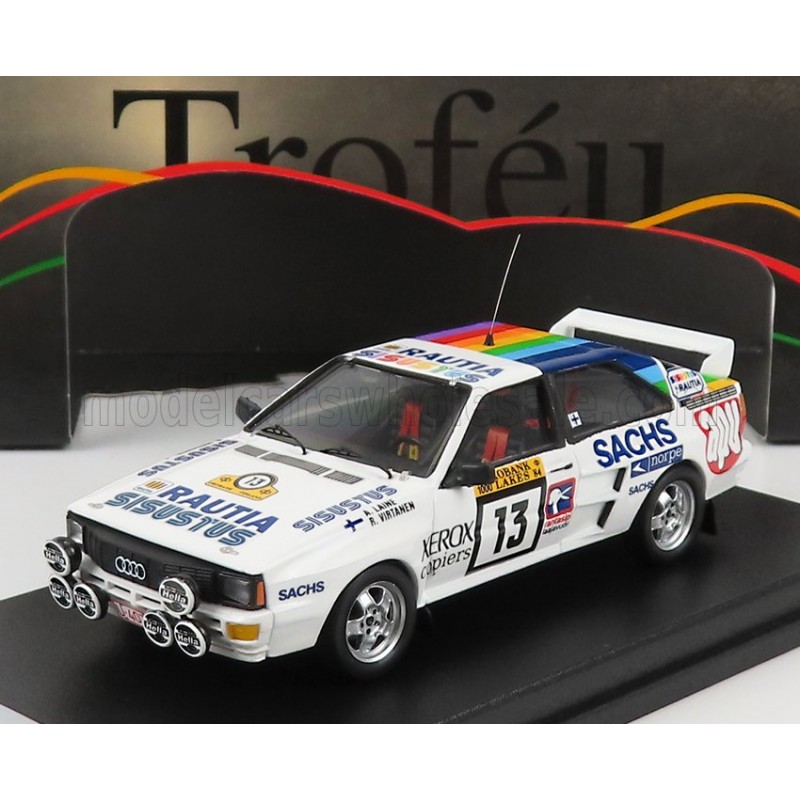 TROFEU FRRFI21 Scale 1/43 | AUDI QUATTRO N 13 RALLY 1000 LAKES 1984 A