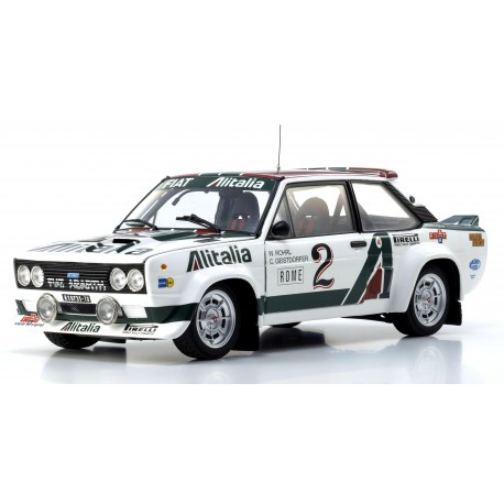Fiat 131 Abarth 2 Rallye Monte Carlo 1978 W.Rohrl - C.Geistdorfer Kyosho 08376G