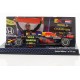 Red Bull Honda RB16B 33 F1 Winner Abu Dhabi World Champion 2021 Max Verstappen with pitboard Minichamps 413212433