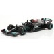 Mercedes AMG F1 W12 E Performance 44 F1 Winner Grand Prix du Brésil 2021 Lewis Hamilton with Flag Minichamps 110212044