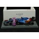 Alpine Renault A521 14 F1 3ème Grand Prix du Qatar 2021 Fernando Alonso avec board et pitboard Spark S7851