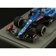 Alpine Renault A521 14 F1 3ème Grand Prix du Qatar 2021 Fernando Alonso avec board et pitboard Spark S7851