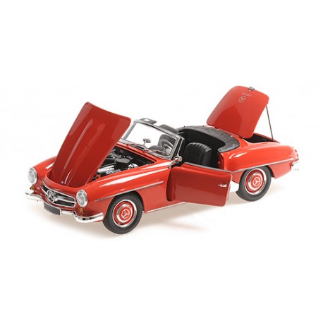 Mercedes Benz 190 SL W121 1955 Red Minichamps 100037032