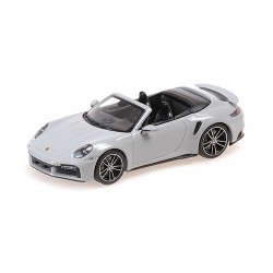 Porsche 911 (992) Turbo S Cabriolet 2019 Grey Minichamps 410069481