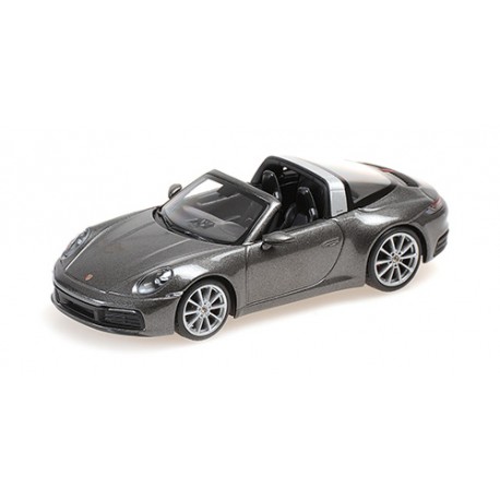 Porsche 911 (992) Targa 2020 Grey Metallic Minichamps 410069561