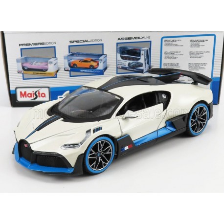 Bugatti Divo 2020 Grey Blue Maisto MAI31526WHITE