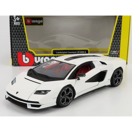 Lamborghini Countach LPI800-4 White Bburago BBU18-21102WH