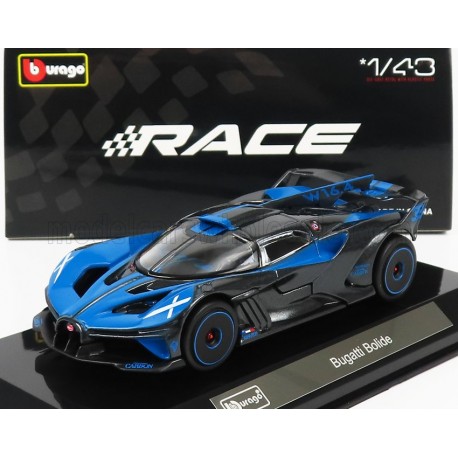 Bugatti Bolide Blue Black Bburago BBU18-38306