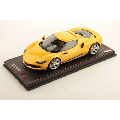 Ferrari 296 GTB Hybrid 830hp 2021 Giallo Tristrato MR Models FE035C