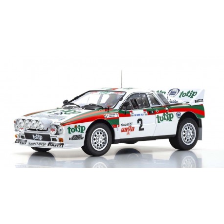 Lancia 037 Totip 2 Rallye San Marino 1984 Vudafieri - Pirolo Kyosho 08306F
