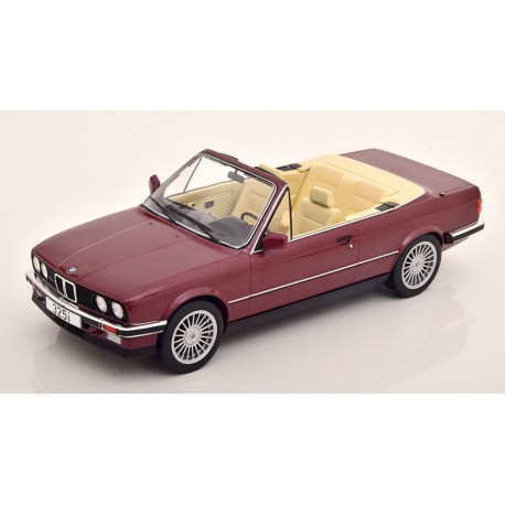 BMW 325i (E30) Convertible 1985 Dark Red Metallic MCG MCG18380