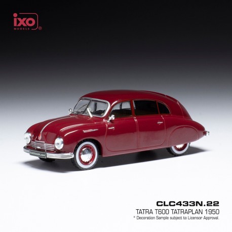 Tatra T600 1950 Dark Red IXO CLC433N