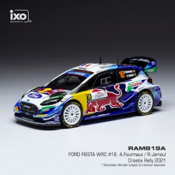 Ford Fiesta WRC 16 Rallye de Croatie 2021 Fourmaux - Jamoul IXO RAM819A