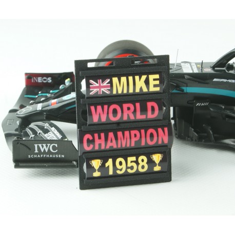 Pitboard 1/18 Formule 1 PBMIH01