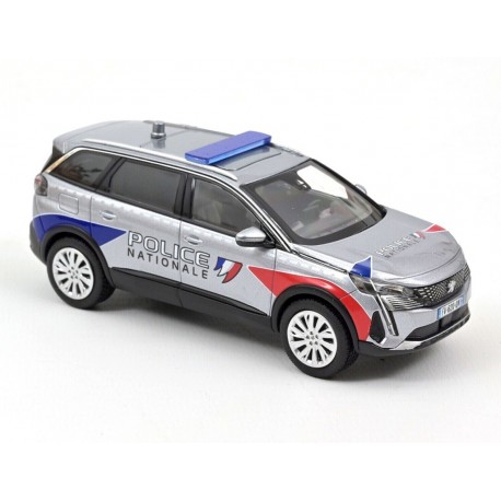 Peugeot 5008 GT Police Nationale 2021 Silver Norev 473927