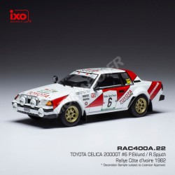 Toyota Celica 2000GT 6 Rallye Cote d'Ivoire 1982 P.Eklund - R.Spjuth IXO RAC400A