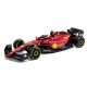 Ferrari F1-75 55 Carlos Sainz F1 2022 with driver and display Bburago BU36831S