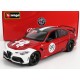 Alfa Romeo Guilia GTAm Racing n 99 2020 Red White Bburago BU01449
