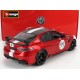 Alfa Romeo Guilia GTAm Racing n 99 2020 Red White Bburago BU01449