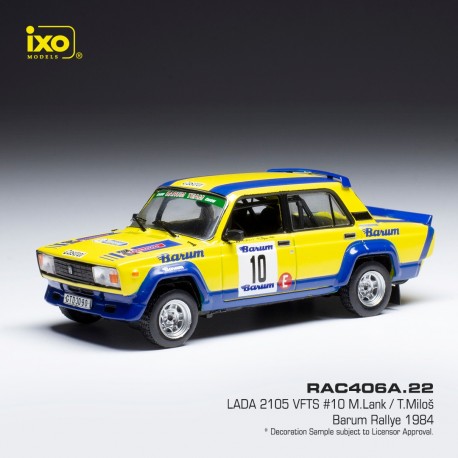 Lada 2105 VFTS 10 Barum Rally 1984 M.Lank - T.Milo IXO RAC406A.22