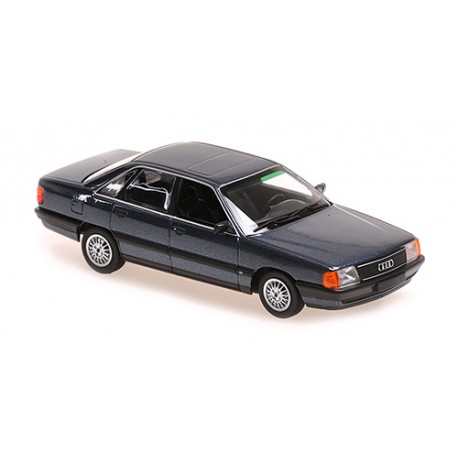 Audi 100 1990 Blue Metallic Maxichamps 940015204