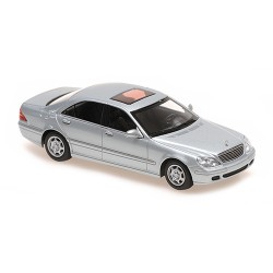 Mercedes Benz S-Class (W220) 1998 Silver Metallic Maxichamps 940036201