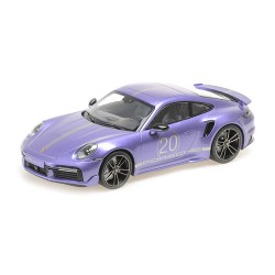 Porsche 911 (992) Turbo S Coupe Sport Design 2021 Viola Minichamps 155069174