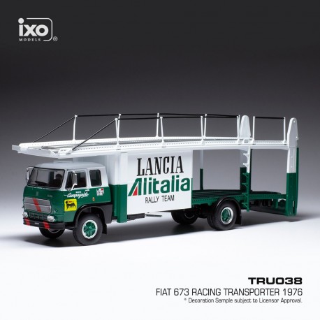 Fiat 673 racing transport Lancia Alitalia racing team 1976 IXO TRU038