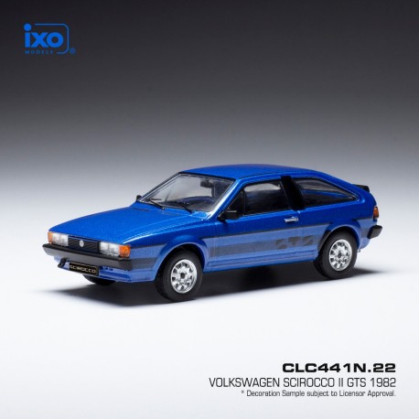 VW Sirocco II GTS 1982 Blue IXO CLC441N.22
