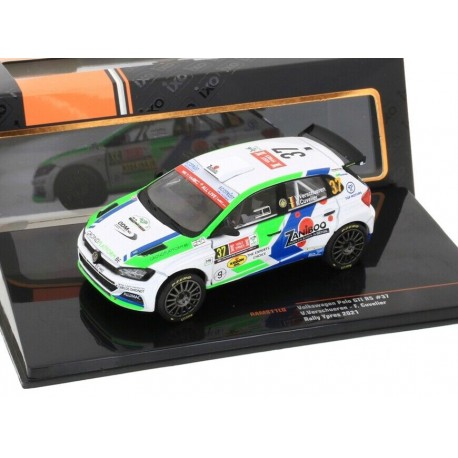 Volkswagen Polo GTI R5 37 Rallye d'Ypres 2021 Verschueren - Cuvelier IXO RAM811