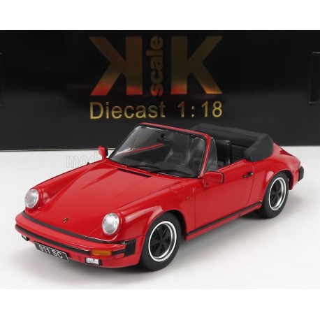 Porsche 911 SC cabriolet with extra softtop 1983 Red KK Scale KKDC180752